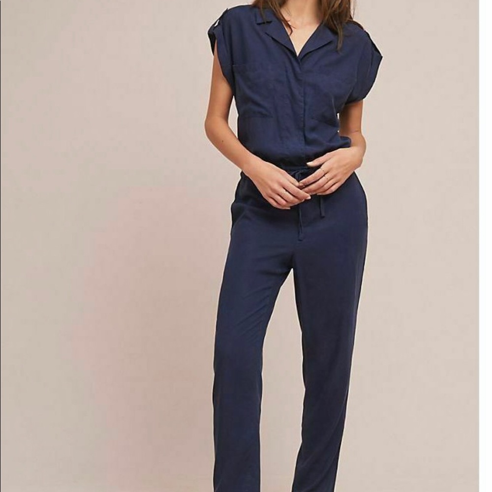 Sanctuary x Anthropologie Surplice Jumpsuit - SP